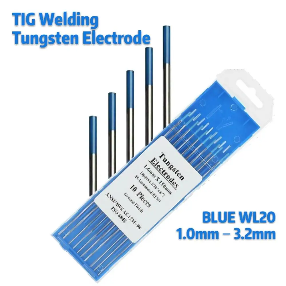Аксессуары для сварофонарь парата голубой церированный вольфрамовый электрод 10