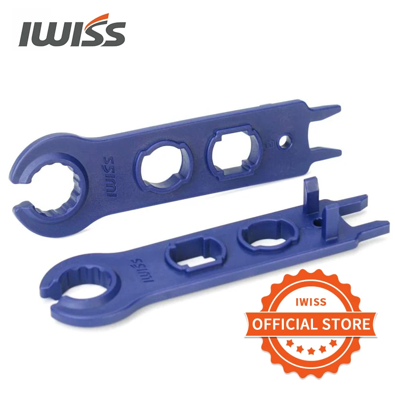 

IWISS Metal Solar PV Connector hand Tool Wrench Component Pv Connectors Cap Special Wrench Installation Tool Diy Solar Spanner