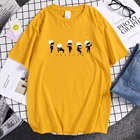 Футболка Lil Gojo Satoru Мужская, модная рубашка свободного покроя, смешная в стиле Харадзюку, лето