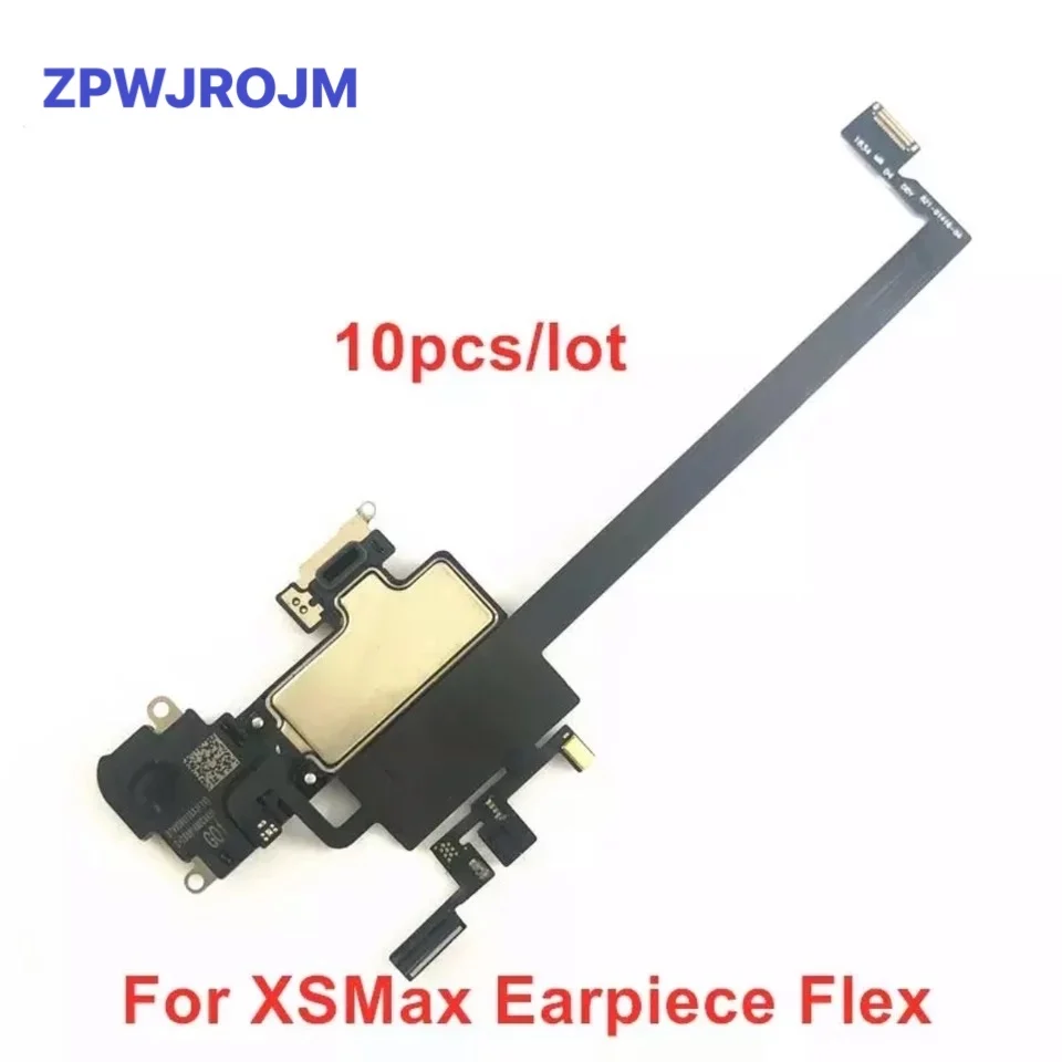 

10pcs/lot Earpiece Flex Cable for iPhone X XS Max XR for iphone 11 22 pro max Ear Sound Speaker Ear Pieces Replacement Parts