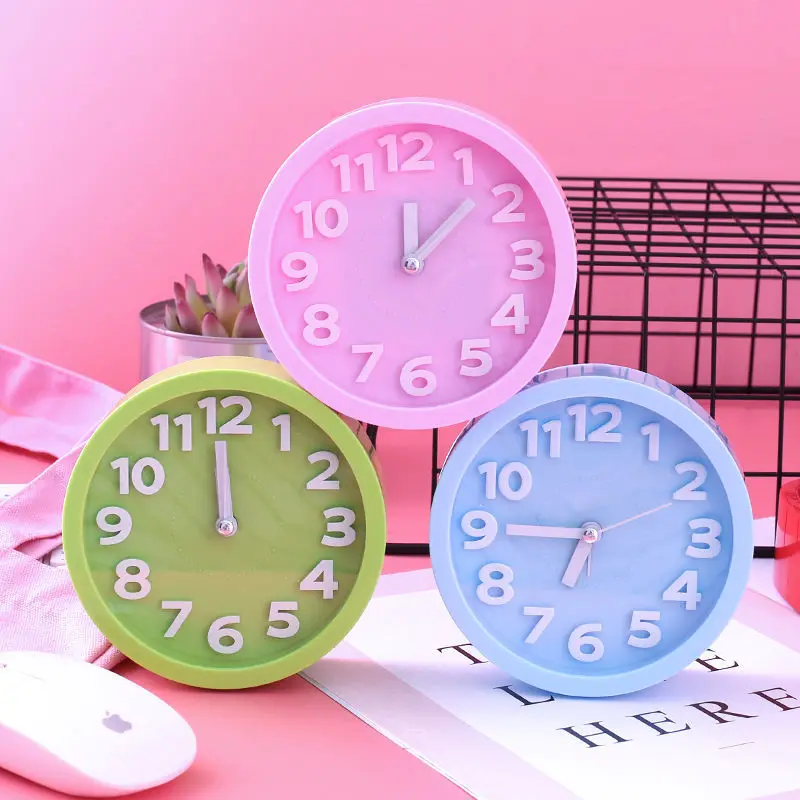 

Alarm Clock for Students with Mute Cute Creative Minimalist Personality Student Children's Bedroom Dormitory Bedside Lazy Small
