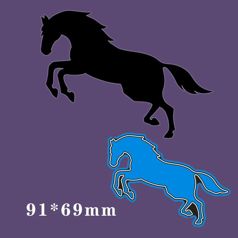 

Металлические штампы полые лошади Новинка шаблон для украшения бумаги для скрапбукинга тиснение «сделай сам» бумажная карточка рукоделие ...