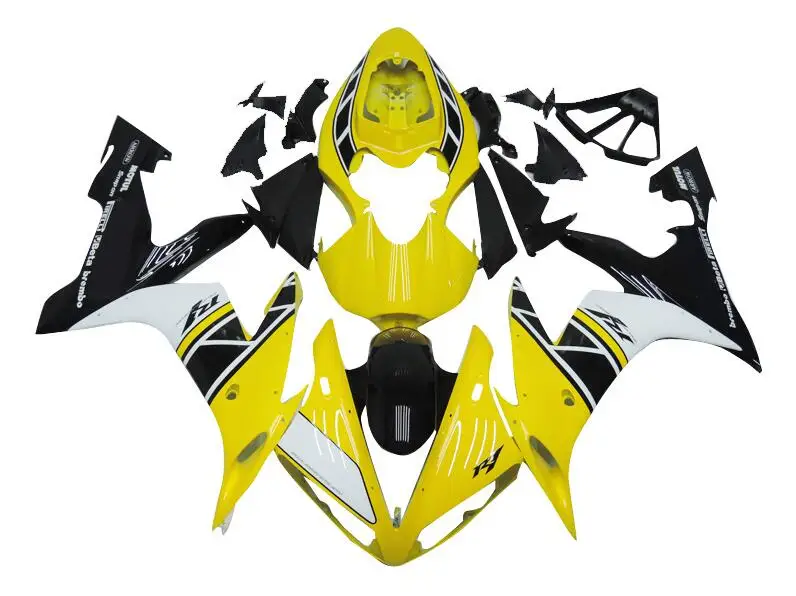 

Новый комплект обтекателей для мотоциклов ABS под давлением, подходит для YAMAHA YZF-R1 2004 2005 2006 R1 04 05 06, комплект кузова желтого цвета