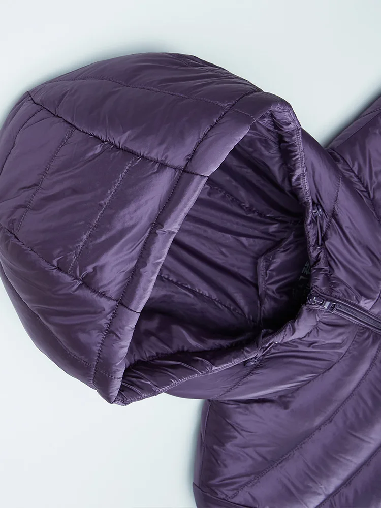 Женский пуховик с капюшоном BOSIDENG светильник Кая водонепроницаемая куртка