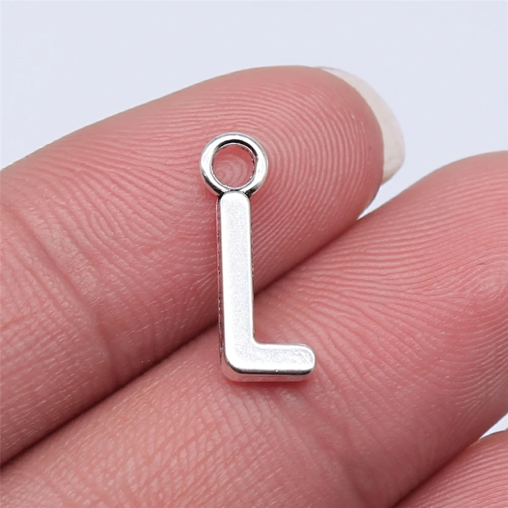 

Earring Charms For Jewelry Making 26pcs Letter L Charms 16mm Antique Silver Plated