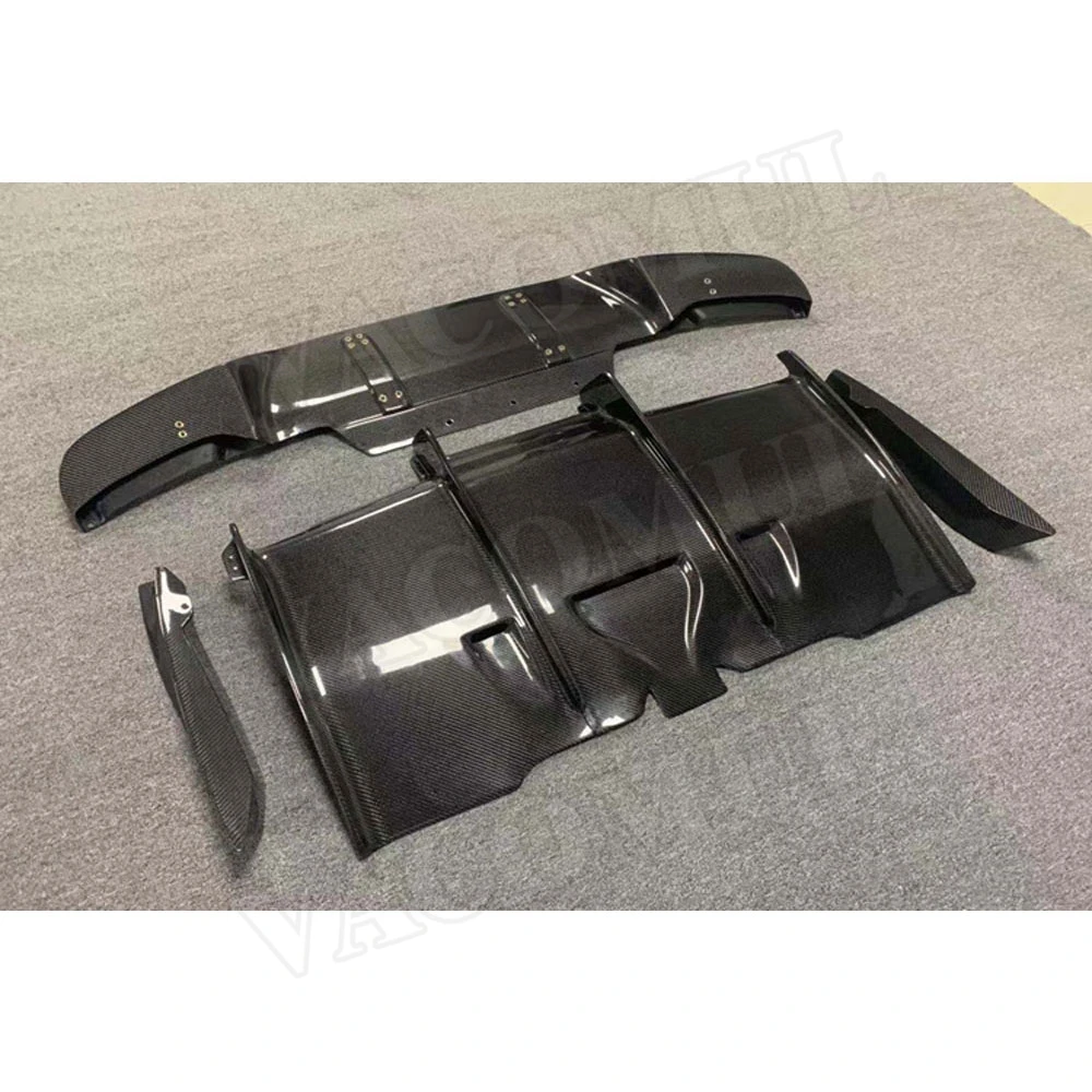 6 Series Carbon Fiber Rear Lip Diffuser Splitters Aprons for BMW F06 F12 F13 M6 M Sport 2012-2016 PSM Style Back Bumper Guard | Автомобили