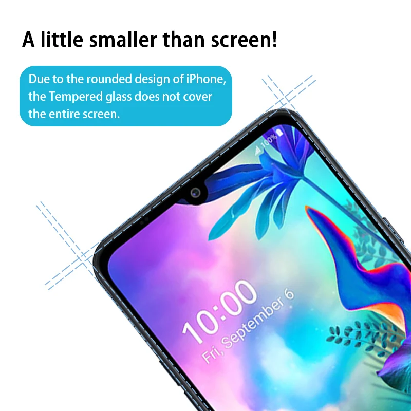 1/2/3 шт. Экран протектор для LG Q70 Q61 Q60 Q51 защитный Стекло Q9 Q8 Q7 Q6 плюс Q Stylo 4 Прозрачная