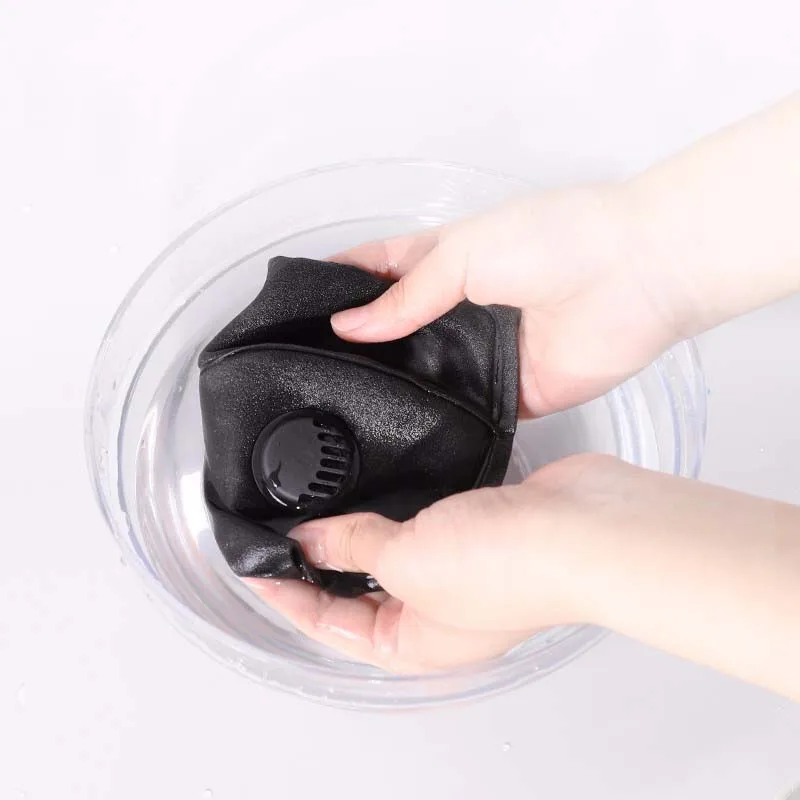 Respiratory Dust Mask Upgraded Version Men Women Anti-fog Haze Dust Pm2.5 Pollen 3D Cropped Breathable Valve Clean Healthy Mask