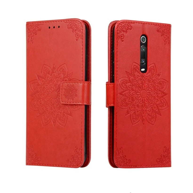 Цветок кожаный кошелек в виде блокнота чехол для телефона для Xiaomi mi A3 A2 A1 5X6X9 SE CC9 CC9E 9T Red mi Note 5, 6, 7, 7A K20 Go Pro центральной прищепкой