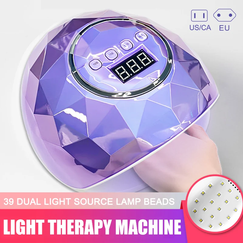 

110W Nail Gel UV Lamp 39 LEDs Lamp for Manicure Fast Curing Nail Gel Polish Nail Dryer KG66