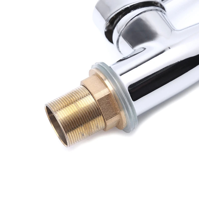 

YYSD Chrome 360 Degree Swivel Alloy Kitchen Mixer Cold Hot Basin Sink Tap Faucet