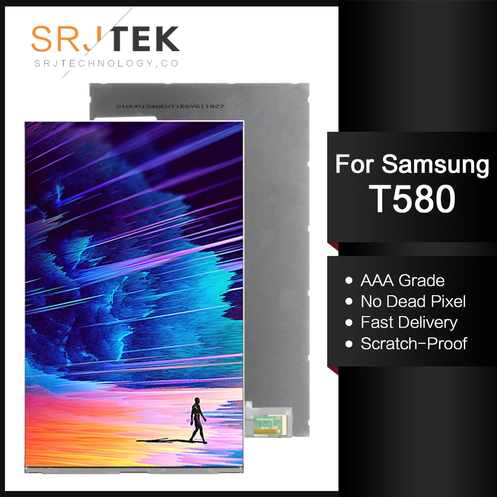 Srjtek 10 1 &quotЖК дисплей для Samsung Galaxy Tab A T580 T585 SM LCD матрица экран планшета Запасные