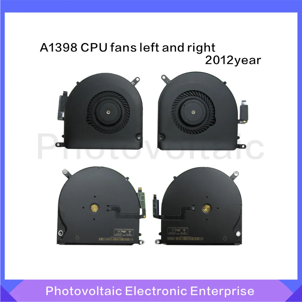 Laptop cpu Cooling Fan For Macbook Pro Retina 15&quot A1398 2012 2013 CPU Cooler Right &amp Left side 923-0091 923-0092 | Компьютеры и