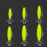 high quality 4060 packs fishing float yellow seven star beans 0 5 olive night fishing float fishing tackle accessories a368