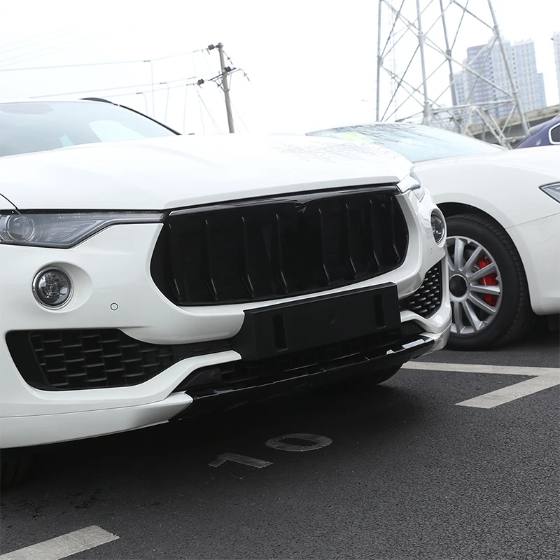 8 шт. для Maserati Levante 2016 ABS передняя решетка украшения полосы крышка планки глянцевый