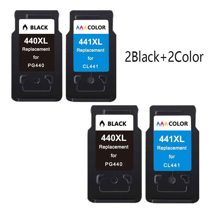 Сменный картридж ASW 4PK PG440 CL441 для Canon PG 440 CL 441 440XL чернильный Pixma MG4280 MG4240 MX438 MX518