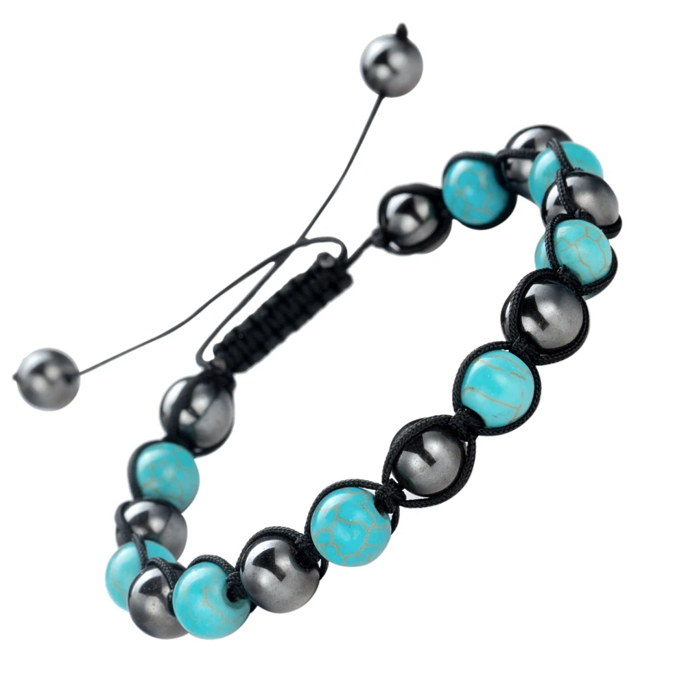 Бусины для гематита ASHMITA мужчин женщин рейки целебная энергия натуральный камень