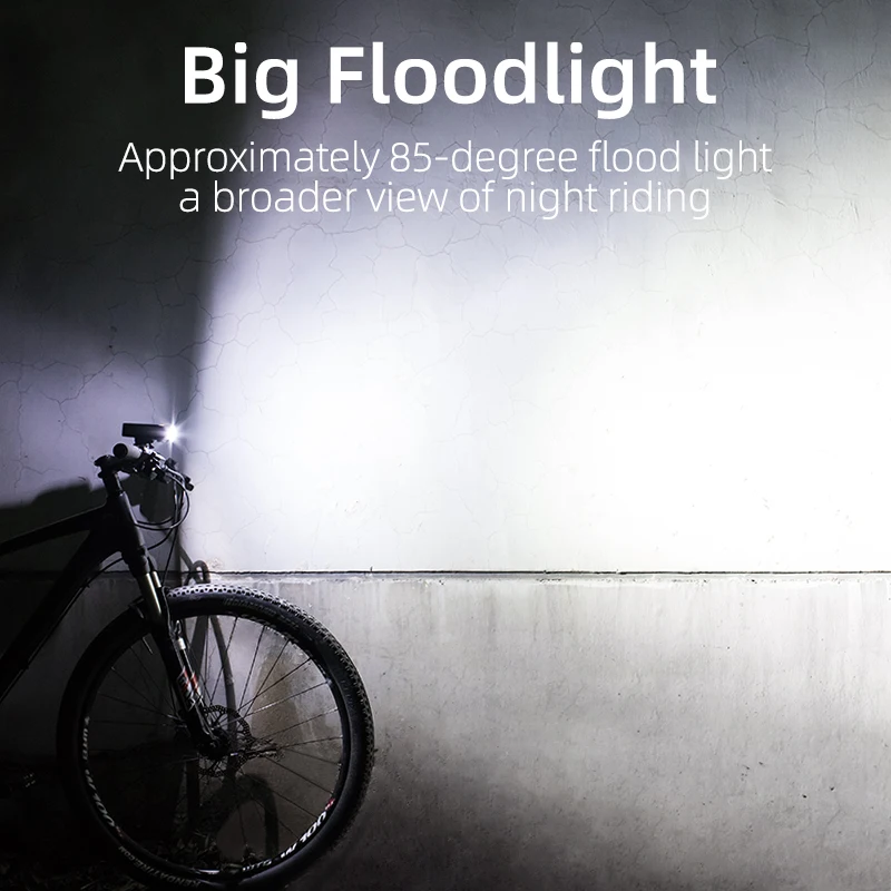 

ROCKBROS Rainproof Bike Light USB Charging Flashlight LED 800 Lumen MTB Front Headlight Bicycle Light Cycling Accessories