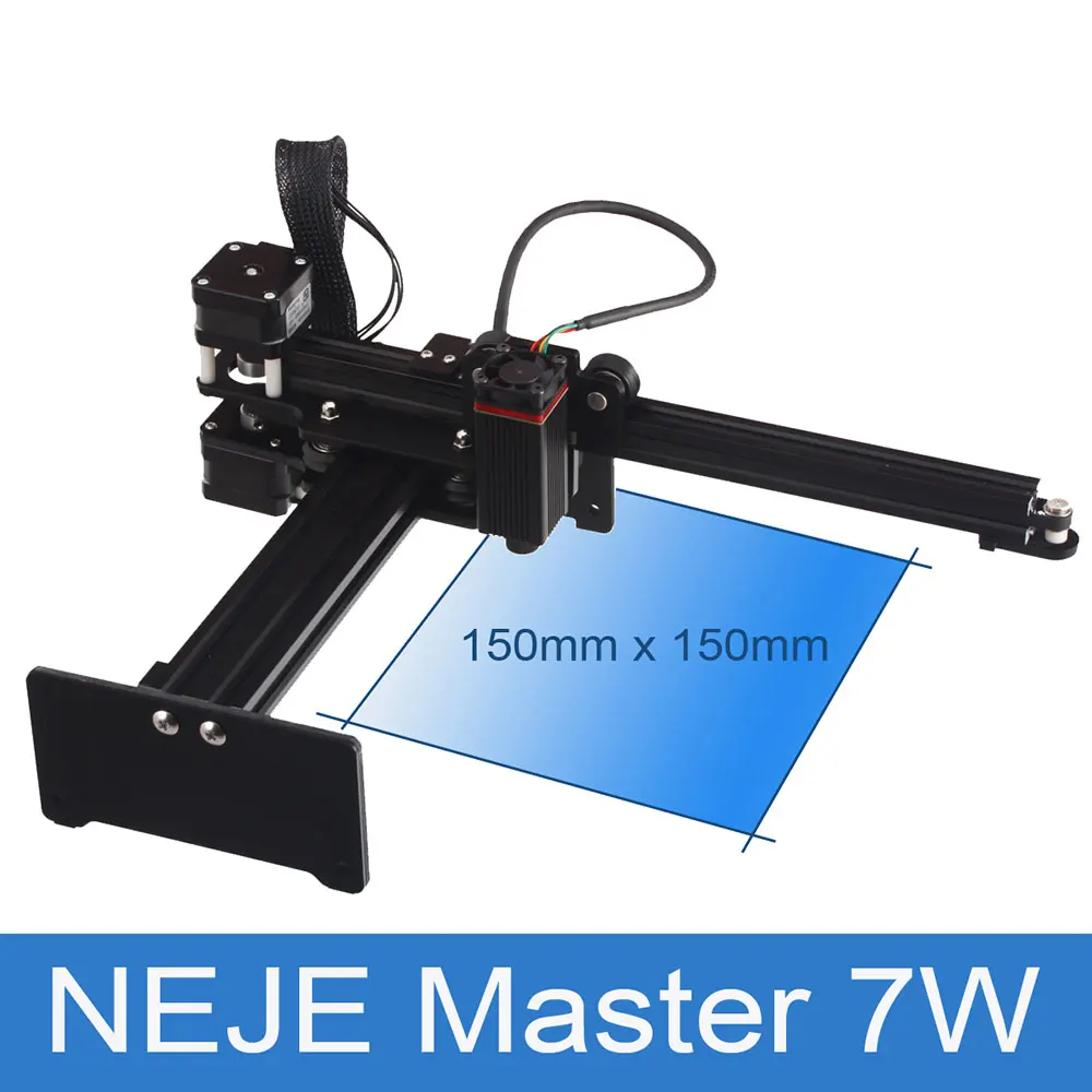 7 Вт DIY мини лазерная гравировка режущий лазер CNC гравировальный станок по