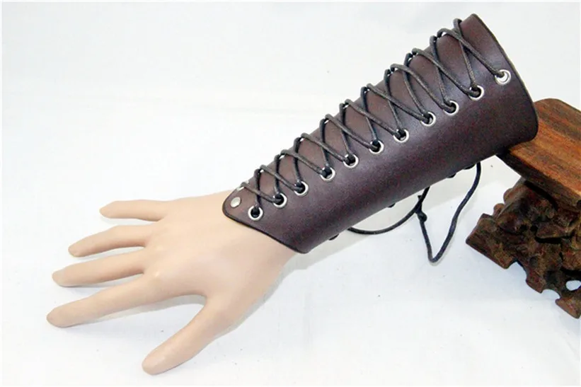 Средневековые Доспехи перчатки широкие манжеты нарукавники мужские стимпанк