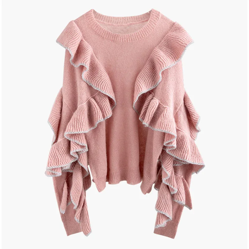 Высокое качество новая мода 2019 дизайнерский свитер для подиума Женский вязаный с