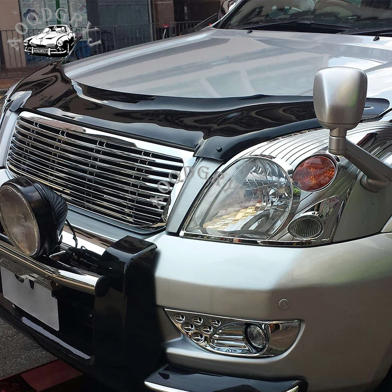 Акриловая накладка на крышку капота дефлектор для Toyota Prado 2003 2019 Стайлинг
