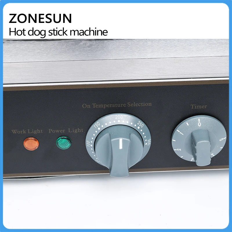 Электрический аппарат ZONESUN 110 В/220 В для французских хот-догов вафельница