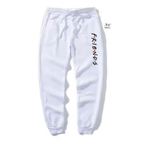 2021 hot selling mens alphabet printing friend sports pants men and women hip hop fashion sports pants youth trend casual pants