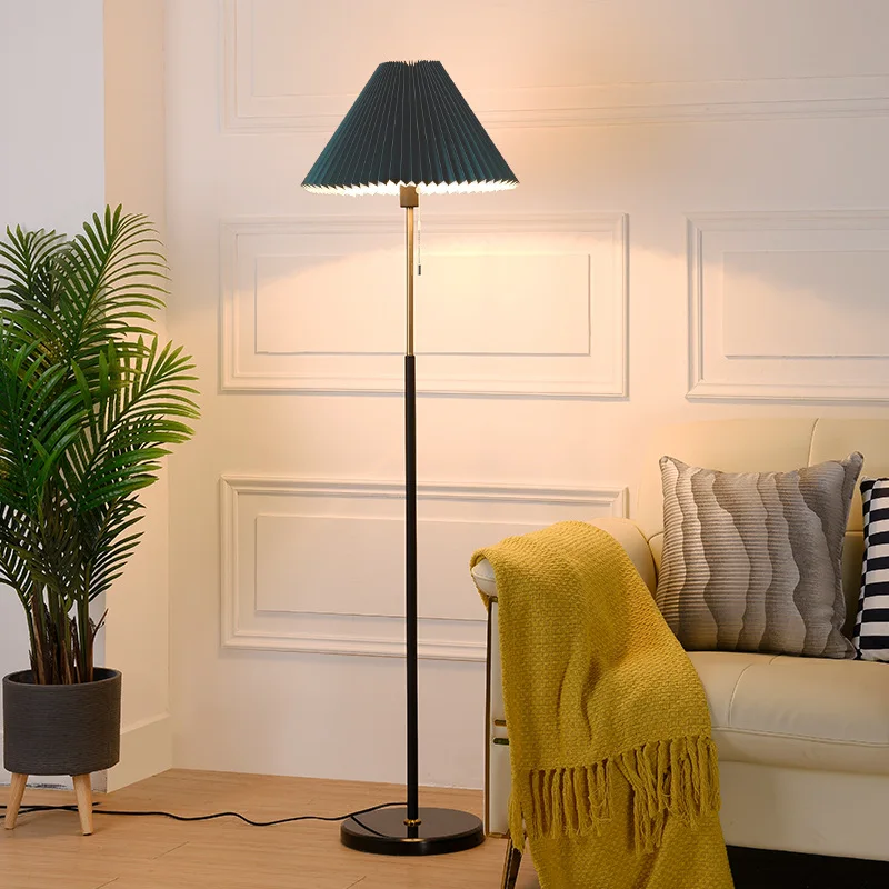

Nordic Modern Minimalist Led Creative Floor Lamp Pleated Floor Lamp American Living Room Bedroom Study Bedside Lamp