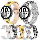 20 мм ремешок для часов Силиконовый ремешок для Samsung Galaxy Watch 4 Классический 46 мм 42 мм Galaxy Watch4 40 мм 44 мм Браслет Смарт-браслет