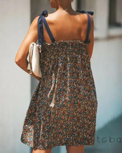 Платье 2021 новые модные женские туфли в богемном стиле с цветочным принтом