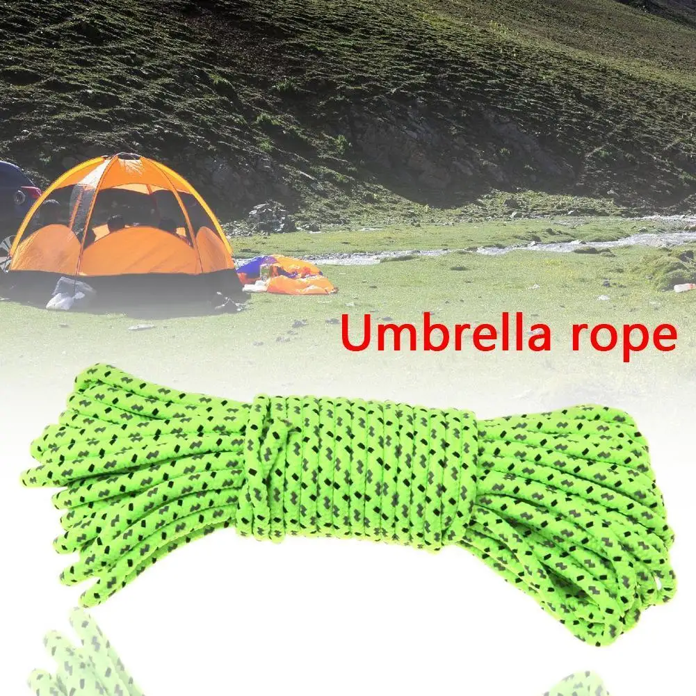 

Reflective Umbrella Rope Outdoor Paratrooper Rescue Climbing Rope Canopy Bundle Tent Joint Rope Without Rope Wind W9M5