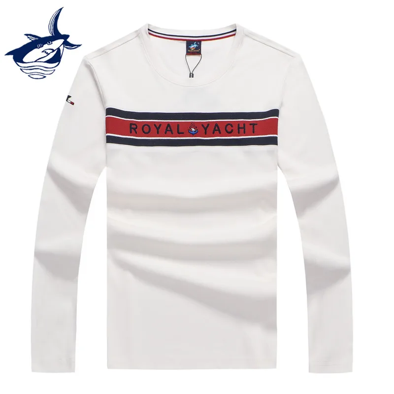 2019 осенне зимняя мужская одежда с О образным вырезом длинным рукавом футболка