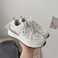 fashion sneakers 2022 new lady shoes women skateboard shoes lace up platform sneakers women casual chunky shoes high quality