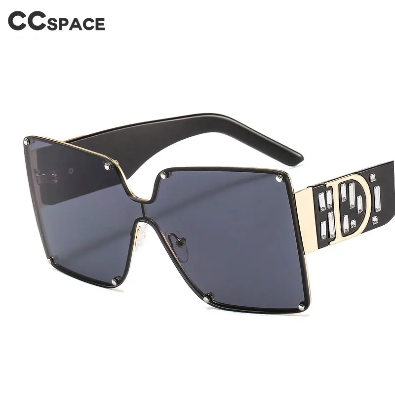 46399 брендовые дизайнерские ретро солнцезащитные очки с заклепками одной линзой