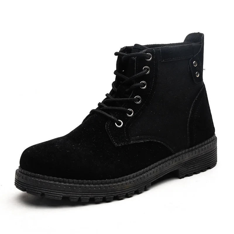 Новинка мужские Ботильоны замшевая кожаная обувь ботинки-дезерты сезон