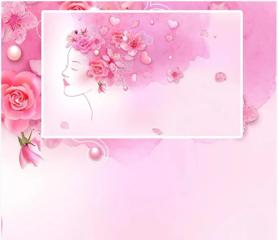 Custom photo 3d wallpaper Modern minimalistic floral colorful sexy beauty wall murals for walls 3 d living room | Обустройство дома