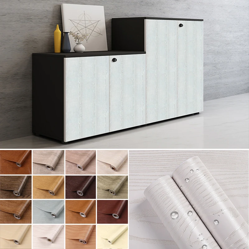 3D винтажные самоклеящиеся деревянные обои водонепроницаемые Виниловые