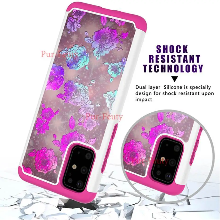 2 в 1 ТПУ + PC чехол для телефона Samsung Galaxy S20 Ultra S10 S10e 5G S7 S8 S9 Plus J3 2016 A5 2017 J7 2018 J2 Core Note 9
