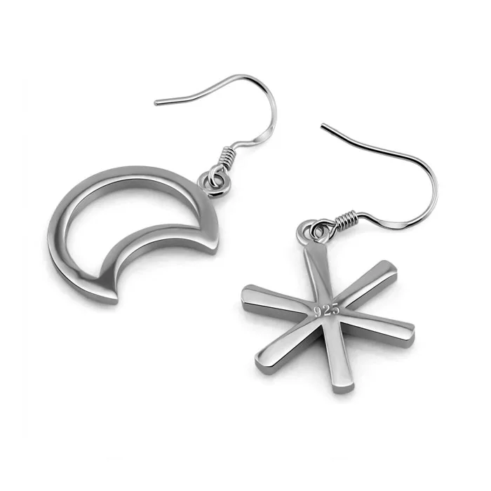 

Fashion Earrings the moon snow Geometric earrings For Women Hanging Dangle Earrings Drop Earing modern Jewelry