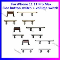 new side volume button power on off buttton key set for iphone 11 11pro 11promax replacement parts