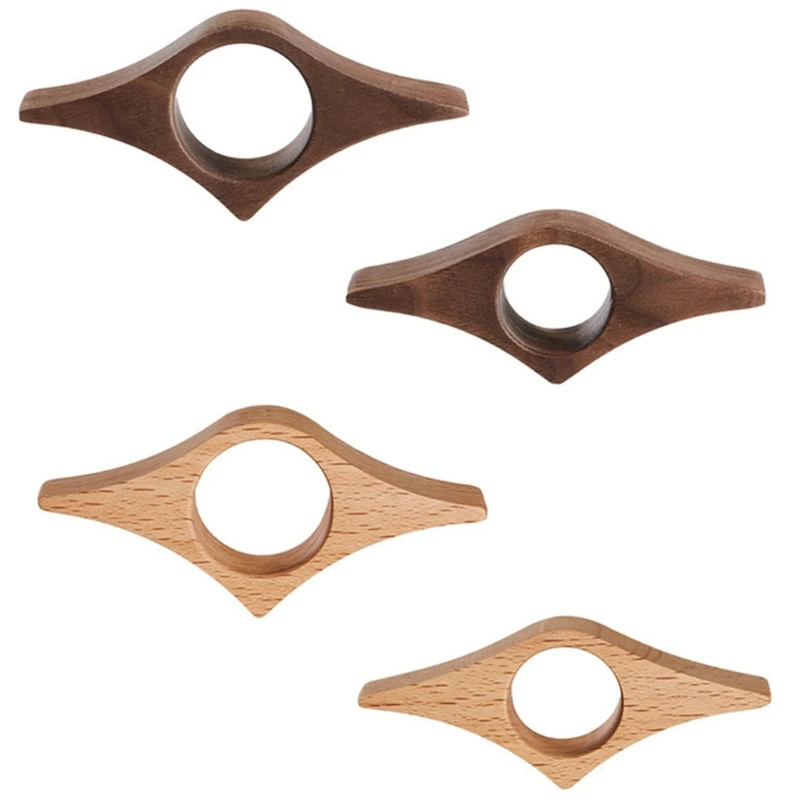 Деревянная закладка для большого пальца разных размеров оригинальное кольцо