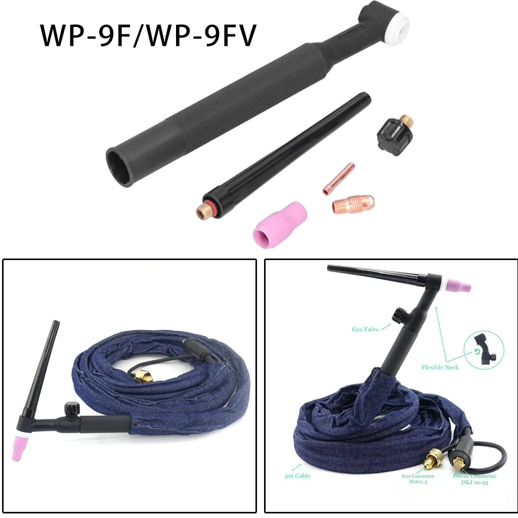 WP-9 Series Small Argon Arc TIG Welding Torch Head Body Kit Air-Cooled Widely Application | Инструменты