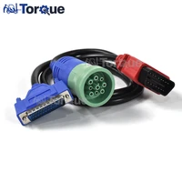 obdii 16 pin 9pin cable for dpa5 universal truck diagnostic tool obdii 9pin to 16 pin obd connector obdii diagnostic connector