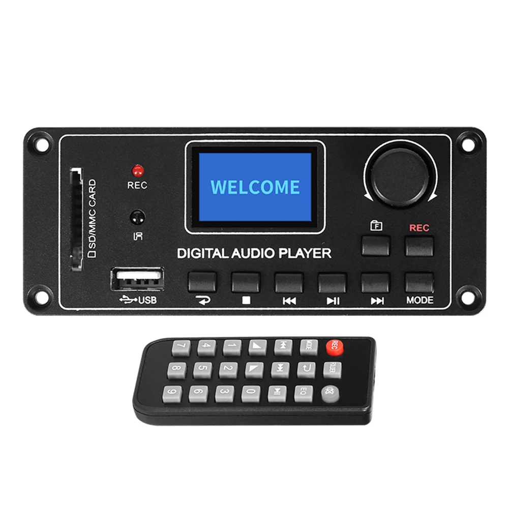

TDM156 Car Wireless MP3 Decoder Module Bluetooth-Compatible USB/Memory Card Board With Control Digital Audio Music Player Panel