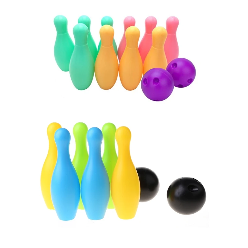 Маленький пластиковый шарик для боулинга набор шаров веселые домашние Семейные