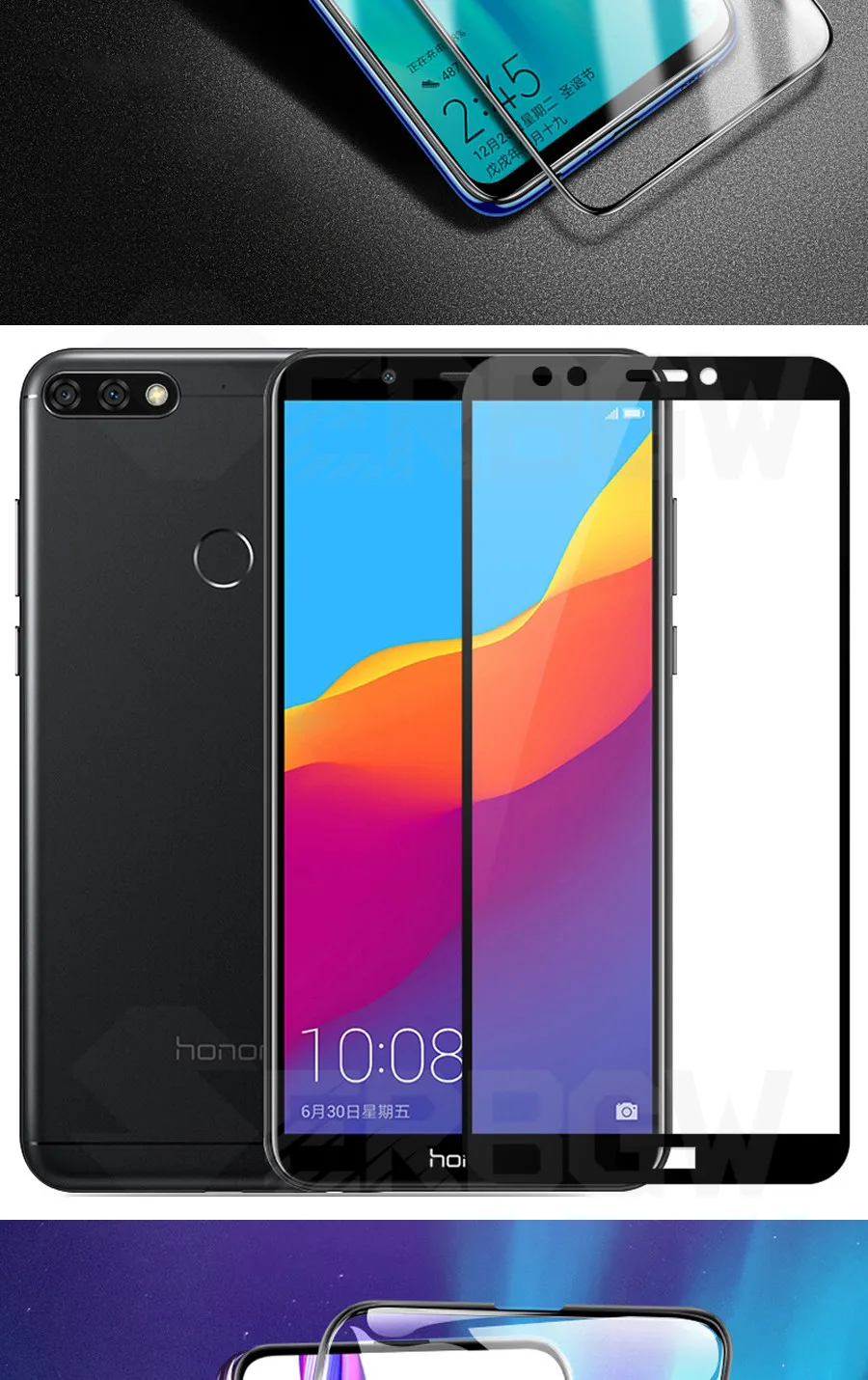 Закаленное стекло для huawei Y6 Y7 Pro Y9 Prime Защитная пленка для экрана для huawei Prime Y5 Y6 Prime Y7s Защитная пленка для стекла