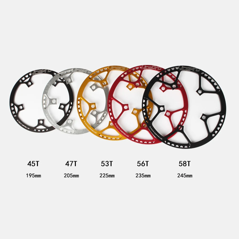 Складная велосипедная узкая широкая звезда 130 BCD круглая форма одинарная цепь
