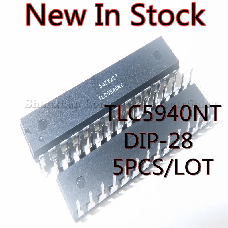 50 шт./лот TLC5940 TLC5940NT DIP-28 светодиодный чип драйвера