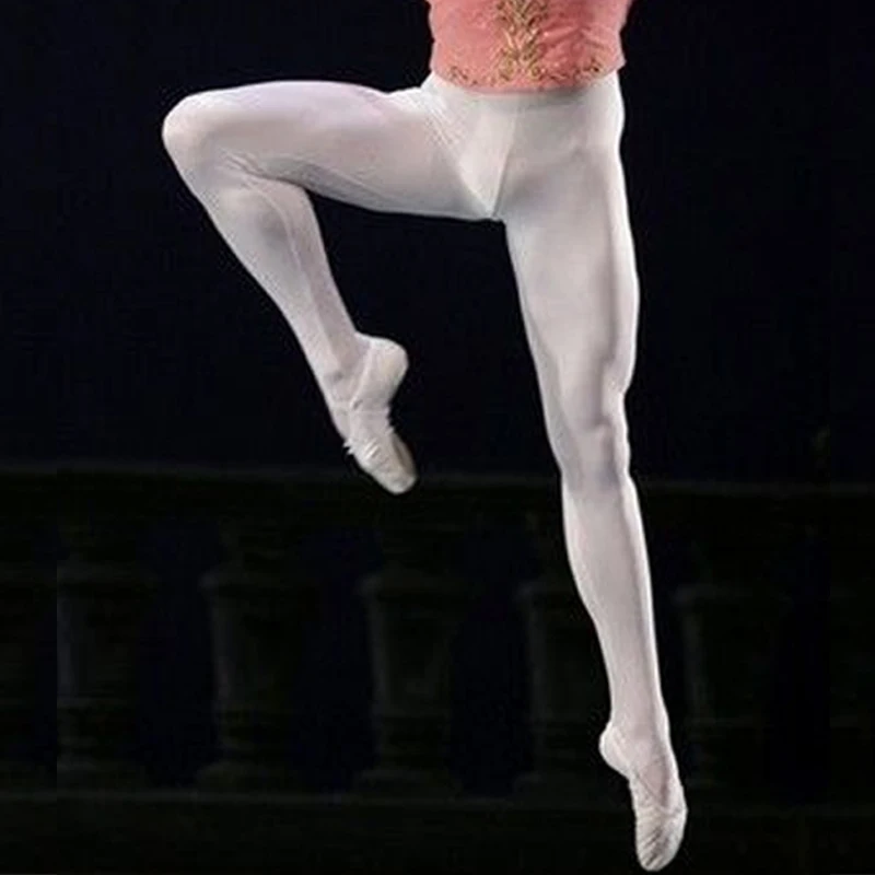 Мужские колготки для балета длинные леггинсы танцев балетный костюм